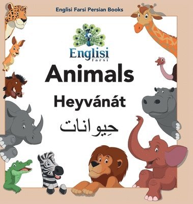 bokomslag Englisi Farsi Persian Books Animals Heyvnt