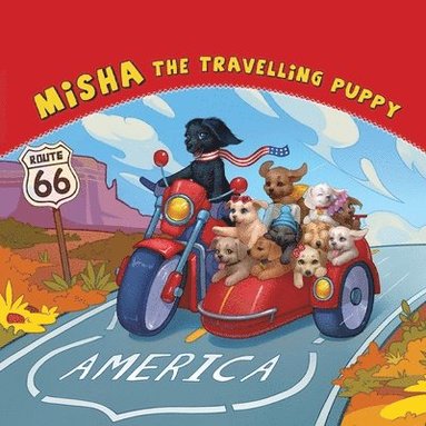 bokomslag Misha the Travelling Puppy America