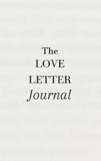 bokomslag The Love Letter Journal