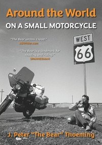 bokomslag Around the world on a small motorcycle