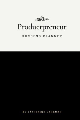 bokomslag Productpreneur Success Planner