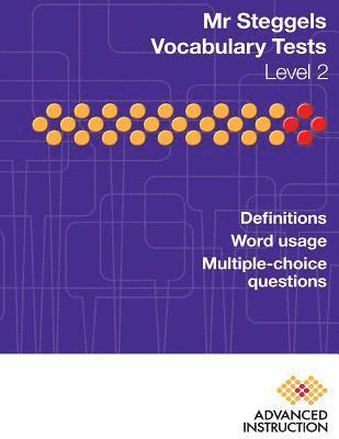 bokomslag Mr Steggels Vocabulary Tests Level 2