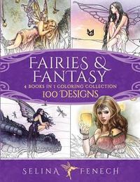 bokomslag Fairies and Fantasy Coloring Collection: 4 Books in 1 - 100 Designs