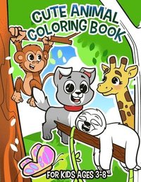 bokomslag Cute Animal Coloring Book