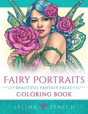 bokomslag Fairy Portraits - Beautiful Fantasy Faces Coloring Book