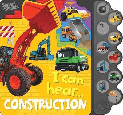 10-Button Super Sound Books - I Can Hear Construction, Kartonnage