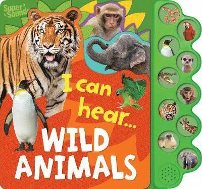 10-Button Super Sound Books - I Can Hear Wild Animals, Kartonnage