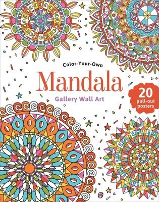 bokomslag Mandala: Coloring Book: Color-Your-Own Gallery Wall Art