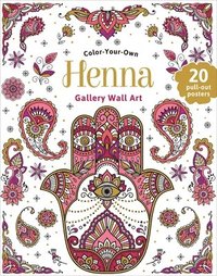 bokomslag Henna: Coloring Book: Color-Your-Own Gallery Wall Art