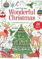 Wonderful Christmas: Coloring Book: Color-Your-Own Mindful Poster Art, Häftad