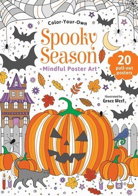Spooky Season: Color-Your-Own Mindful Poster Art