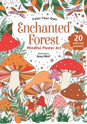 Enchanted Forest: Color-Your-Own Mindful Poster Art