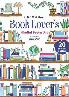 Book Lover's Coloring Book, Häftad