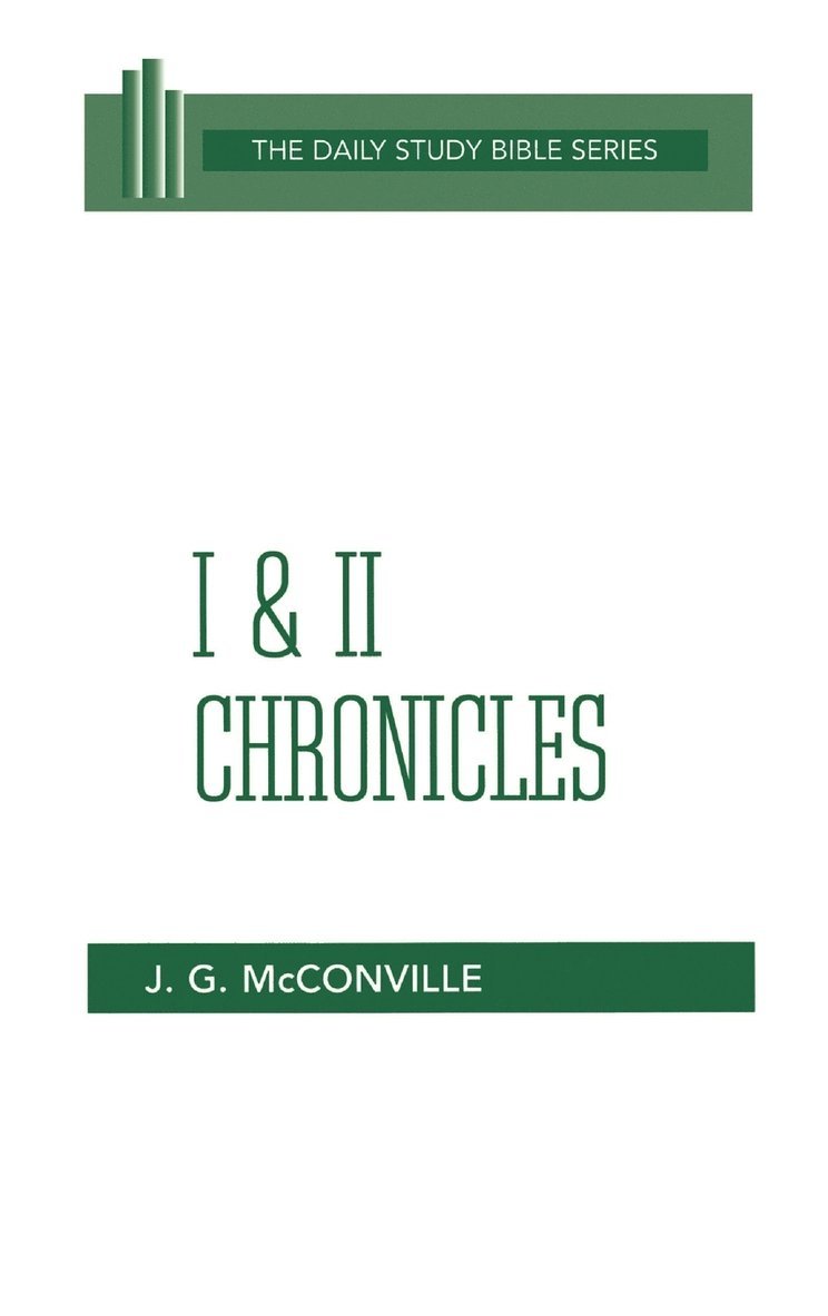 McConville, J. G. McConville, J. Gordon McConville, J. Gordon Mcconville, John C. L. Gibson - 1 & 2 Chronicles H/B Dsb, Inbunden