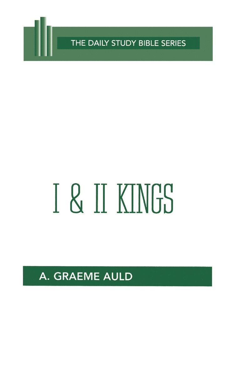 A. Graeme Auld, John C. L. Gibson - I & II Kings, Inbunden