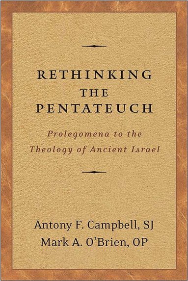 bokomslag Rethinking the Pentateuch