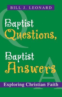 bokomslag Baptist Questions, Baptist Answers