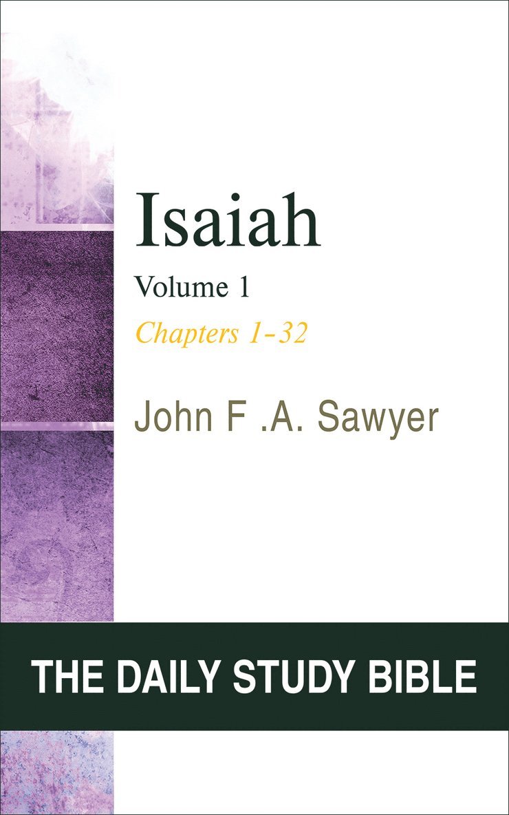 Sawyer John F.A., John F. a. Sawyer, Sawyer, John F. A. Sawyer - Isaiah, Volume 1, Häftad