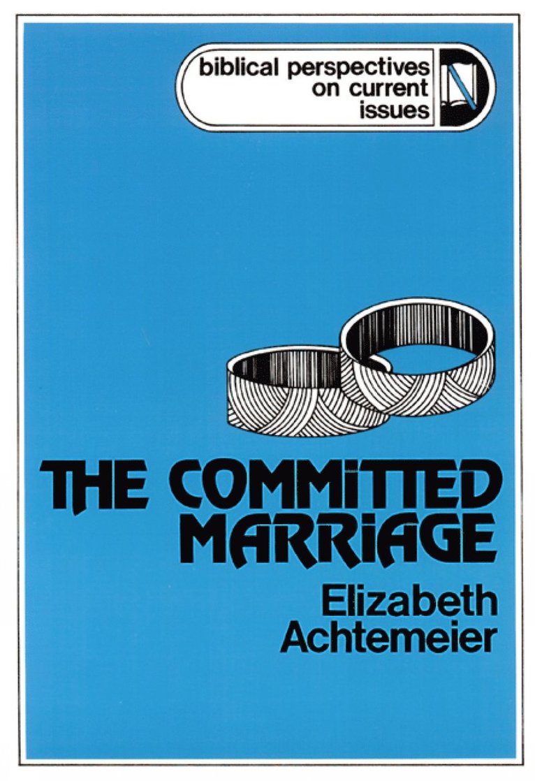 Elizabeth Achtemeier, ACHTEMEIER, Achtemeier - Committed Marriage, Häftad