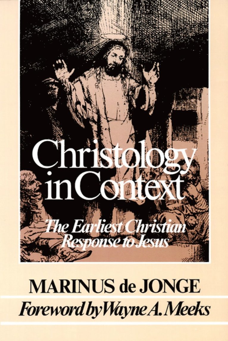 Marinus de Jonge, Marinus De Jonge, Marinus de Jonge, Marinus De Jonge - Christology in Context, Häftad
