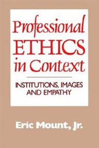 bokomslag Professional Ethics in Context