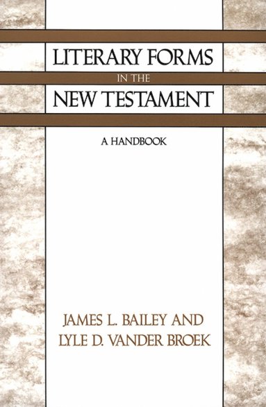 bokomslag Literary Forms in the New Testament