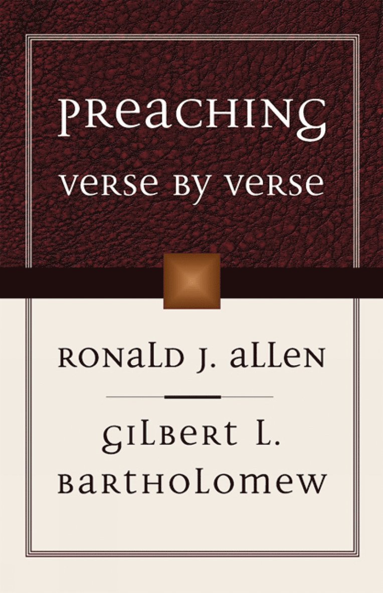 Preaching Verse by Verse 1