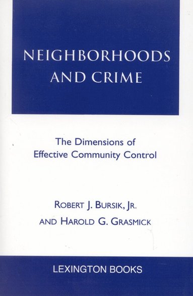 bokomslag Neighborhoods and Crime