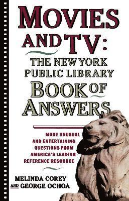 bokomslag Movies and TV: The New York Public Library Book of Answers