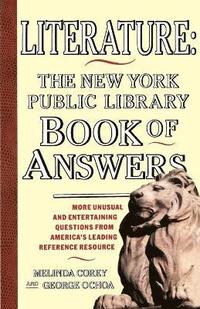 bokomslag Literature: New York Public Library Book of Answers