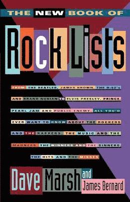 The New Book of Rock Lists 1