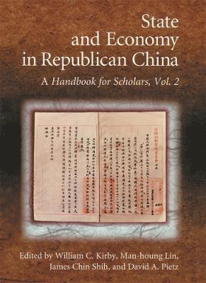 State and Economy in Republican China 1