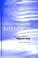 G. E. M. Anscombe, Gertrude E. M. Anscombe - Intention, Häftad