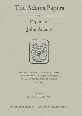 bokomslag Papers of John Adams: Volume 11