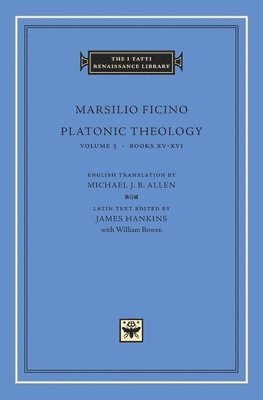 Platonic Theology: Volume 5 1