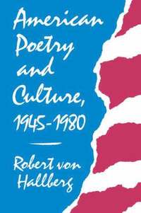 bokomslag American Poetry and Culture, 19451980