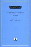 Cristoforo Landino, Mary P. Chatfield, Mary P Chatfield - Poems, Inbunden