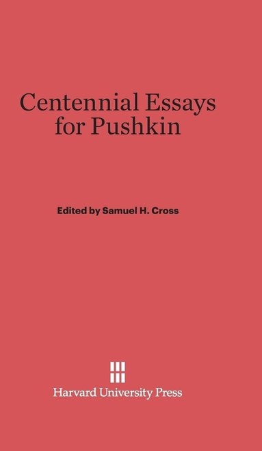 bokomslag Centennial Essays for Pushkin