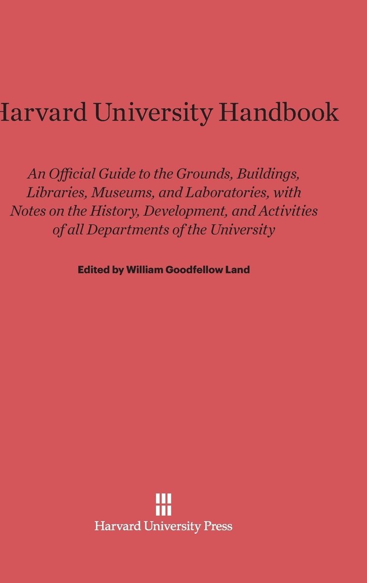 Harvard University Handbook 1