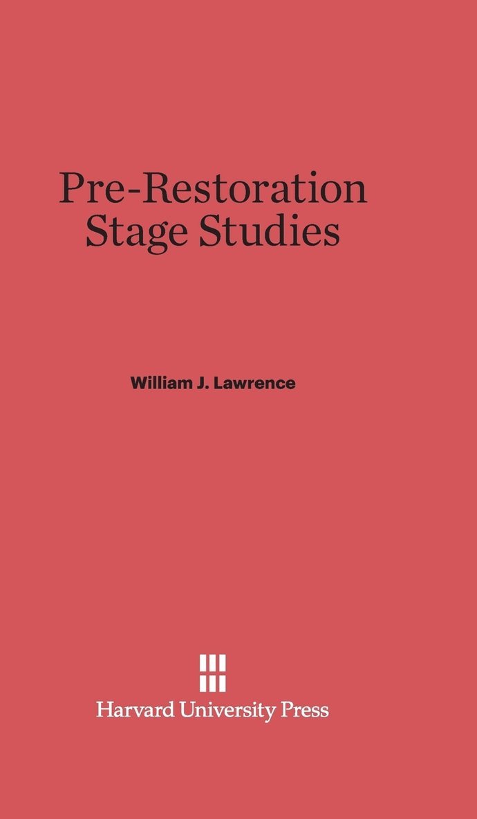 Pre-Restoration Stage Studies 1
