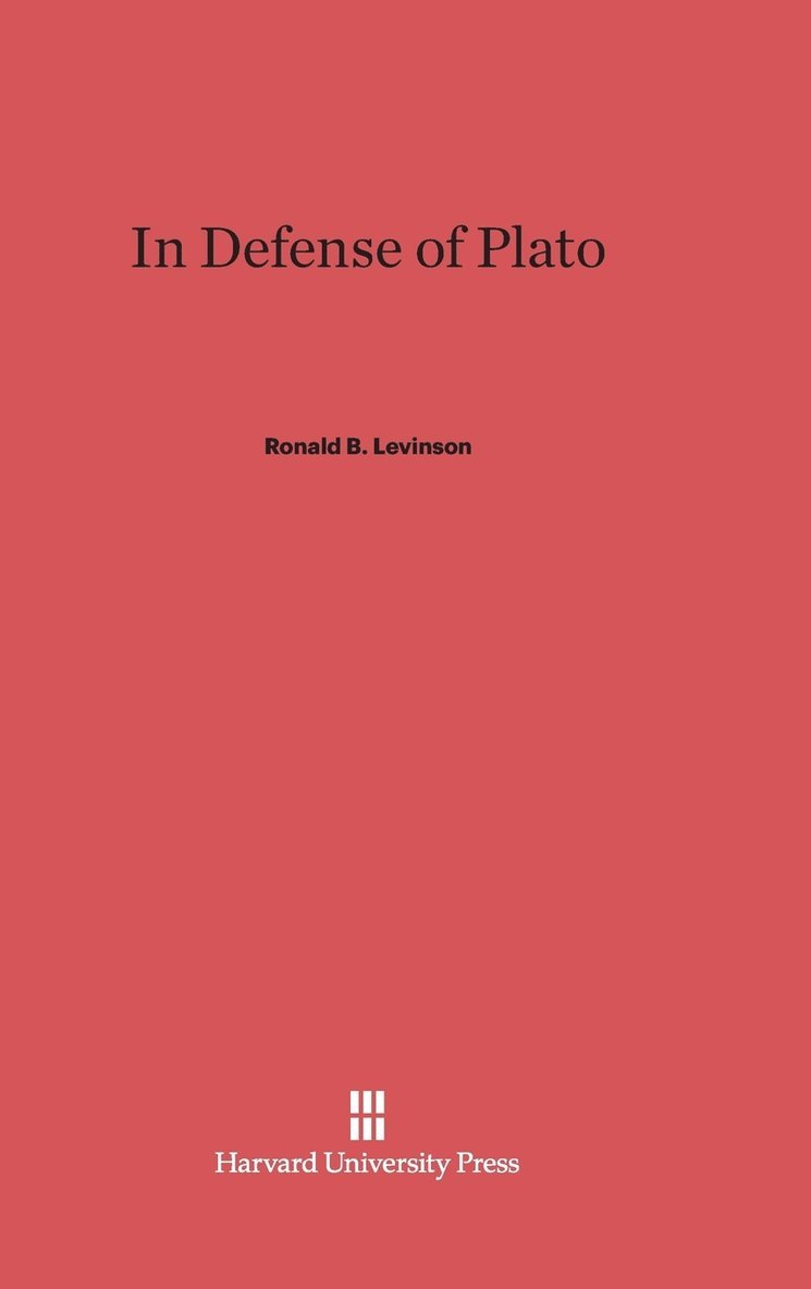 In Defense of Plato 1