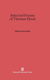 bokomslag Selected Poems of Thomas Hood