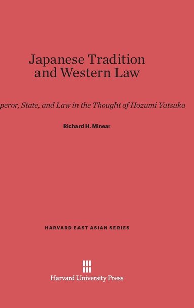 bokomslag Japanese Tradition and Western Law