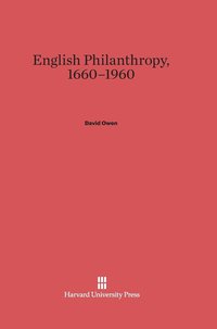 bokomslag English Philanthropy, 1660-1960