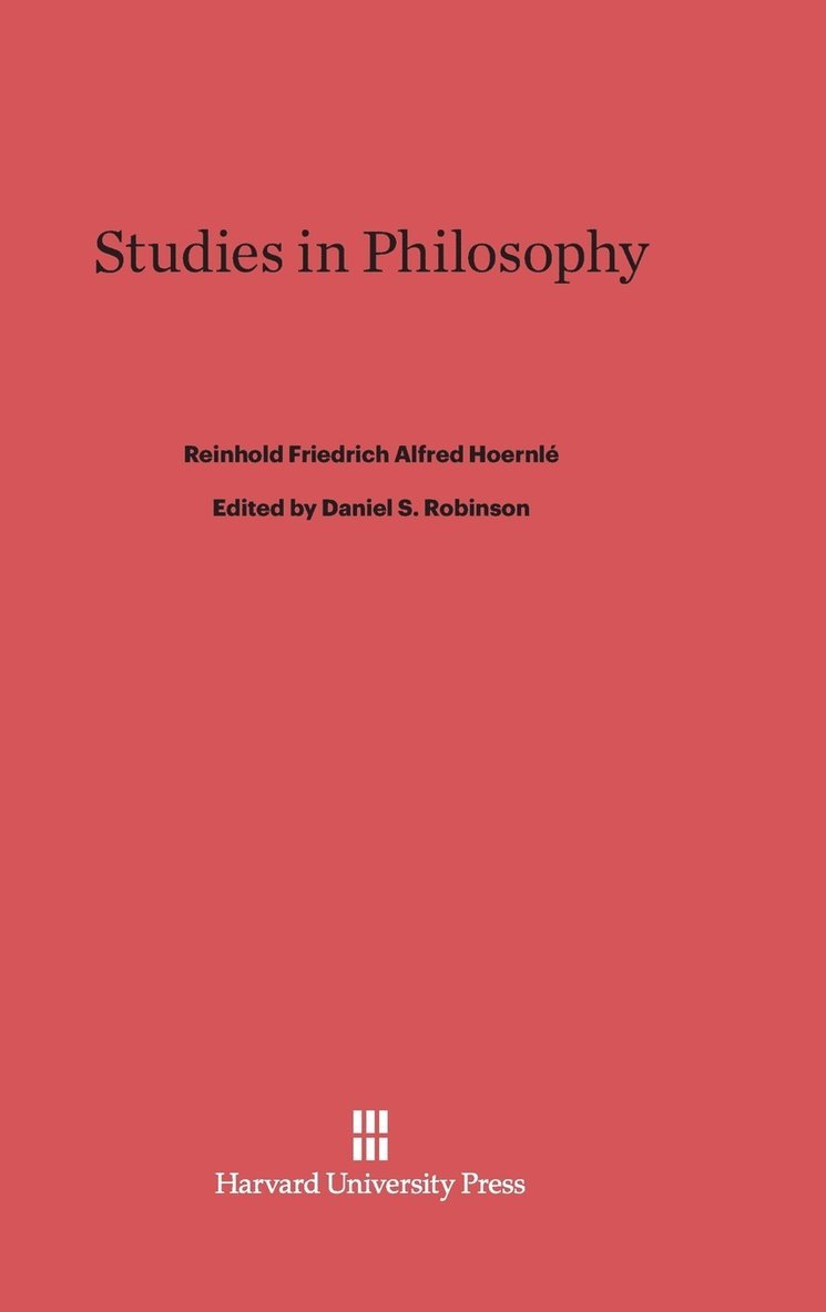 Studies in Philosophy 1