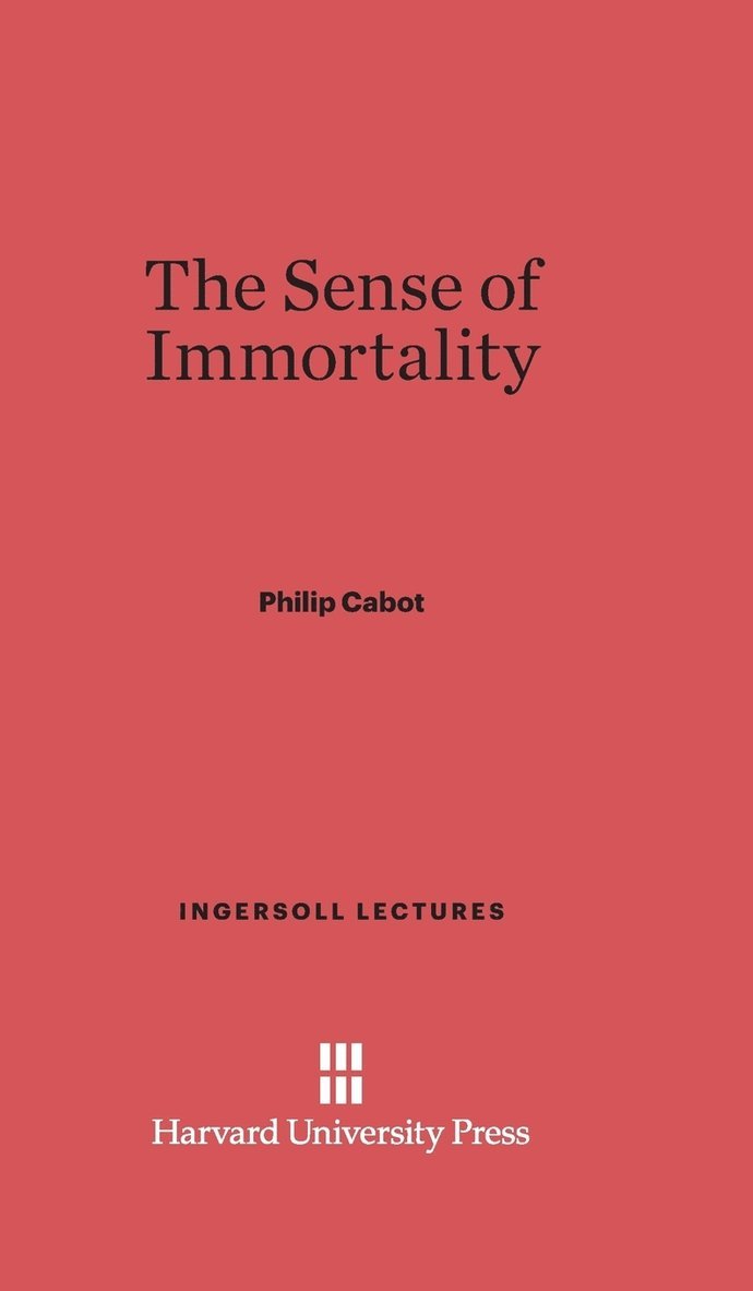 The Sense of Immortality 1