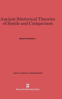 bokomslag Ancient Rhetorical Theories of Simile and Comparison