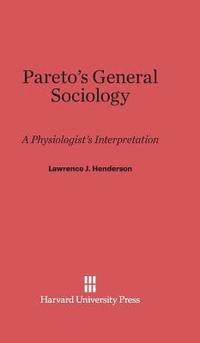 bokomslag Pareto's General Sociology