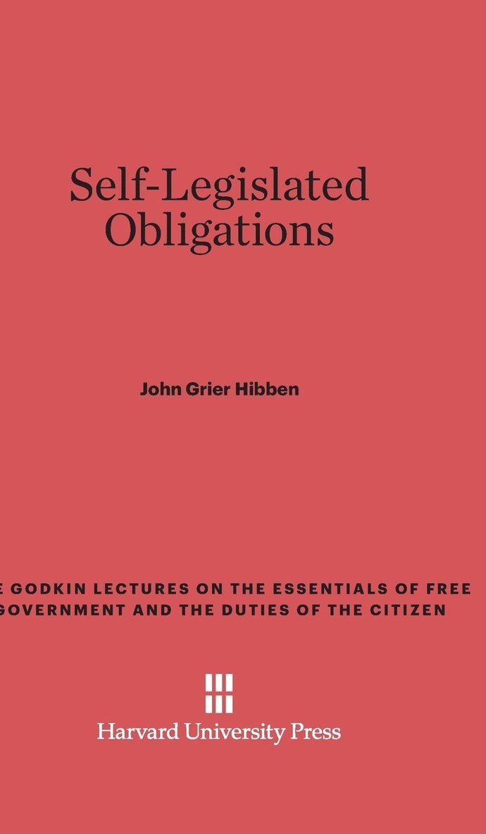 Self-Legislated Obligations 1