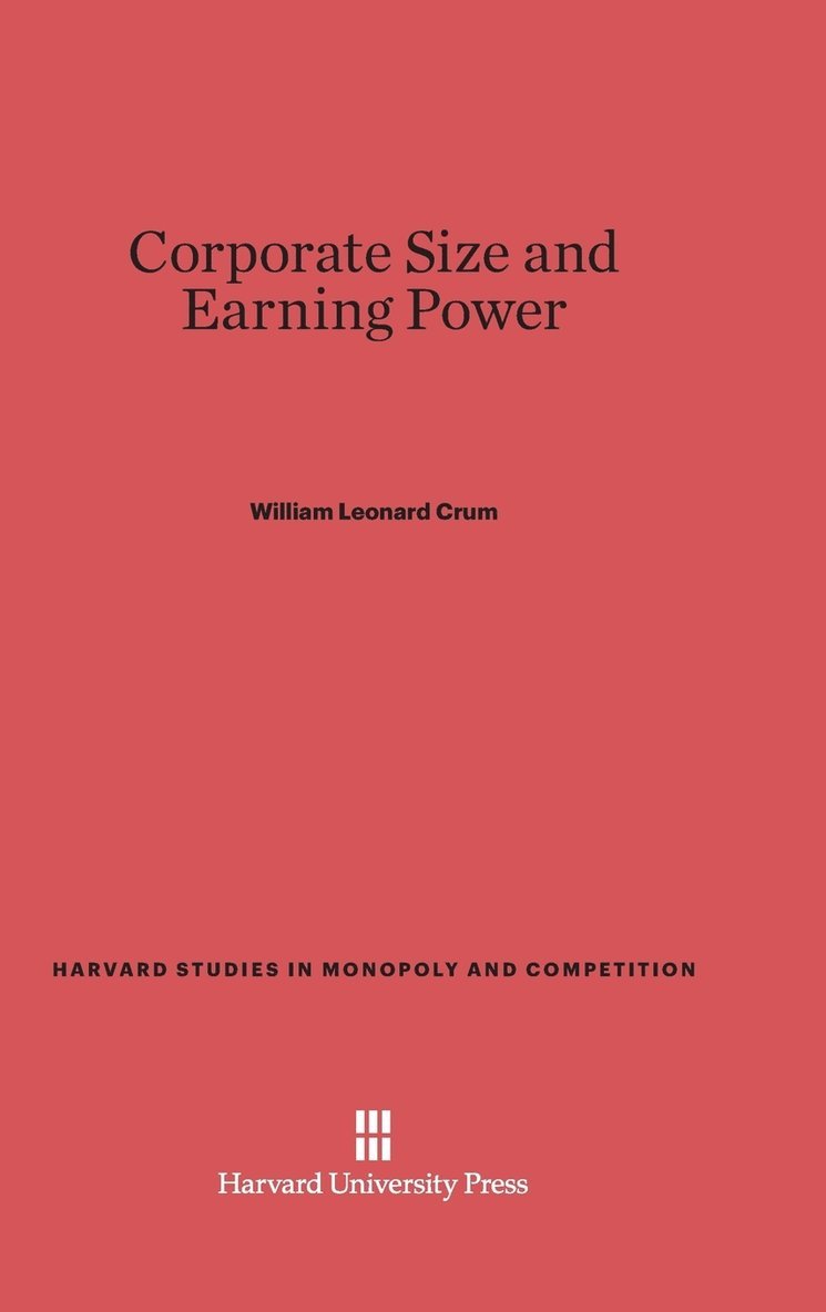 Corporate Size and Earning Power 1